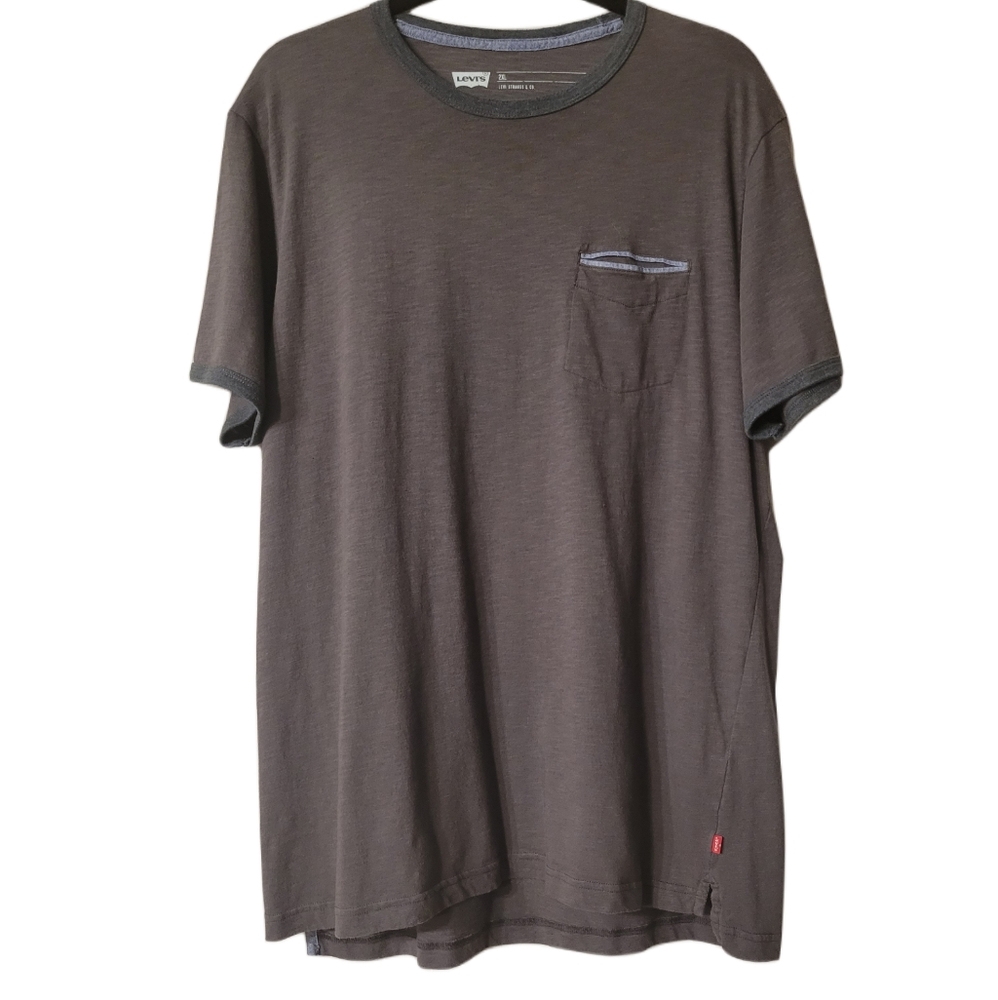 Levi's T-Shirt Men's Size 2XL Heather Brown - Picture 1 of 6